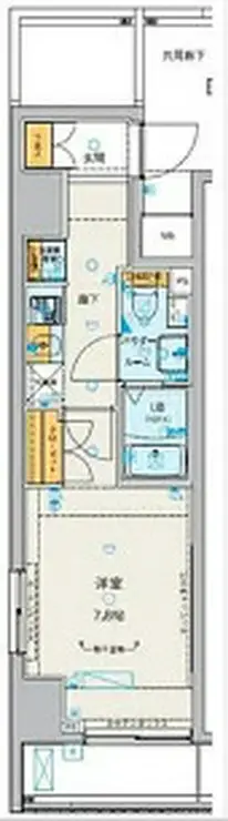 ジェノヴィア板橋本町駅前グリーンヴェール 7階階 間取り