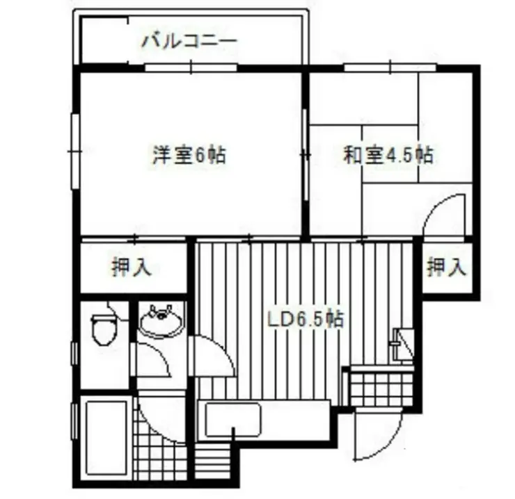 NFコーポ白山 2階階 間取り