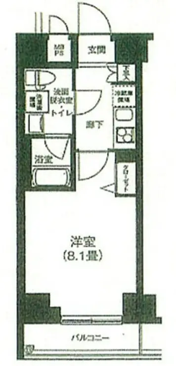 アイル プレミアム東京府中 7階階 間取り
