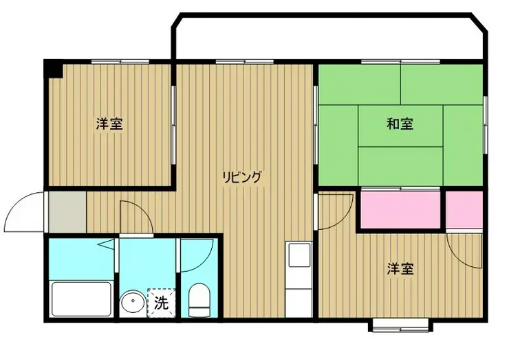 グレース大南 4階階 間取り