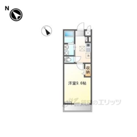 ASAHI TARNAL(1K/1階)の間取り写真