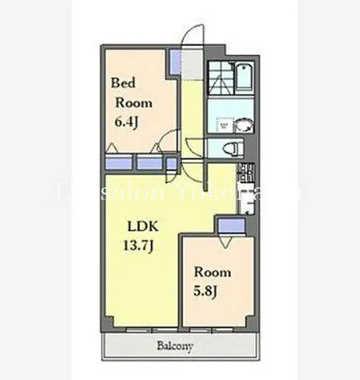 ビューヒルズ東戸塚壱番館 1階階 間取り