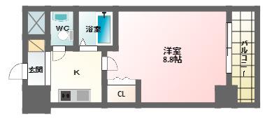 ジュネス東住吉弐番館(1K/5階)の間取り写真