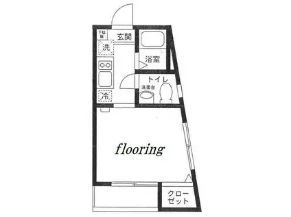 STYLE RESIDENCE 千歳烏山(1K/3階)の間取り写真