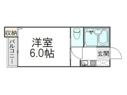 アイコーポ(1K/1階)の間取り写真