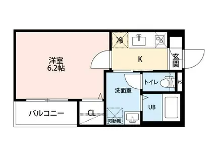 ROBOT HOME 平針(1K/2階)の間取り写真