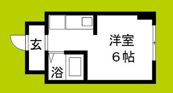 セント高津(ワンルーム/7階)の間取り写真