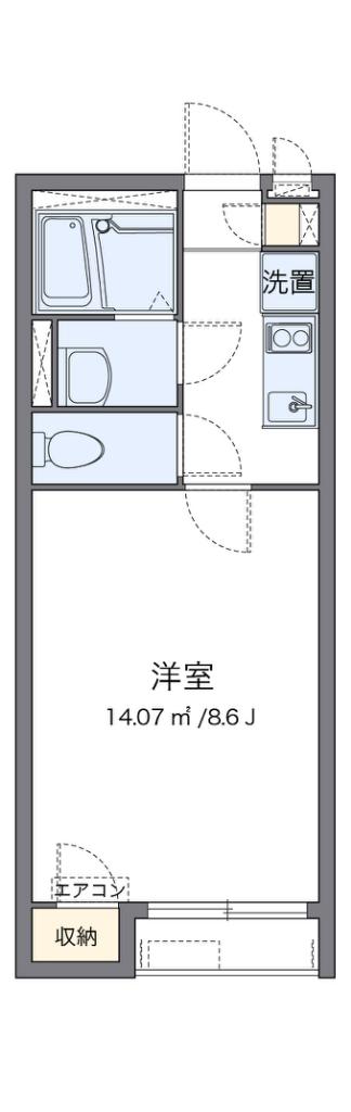 クレイノ大塚(1K/1階)の間取り写真