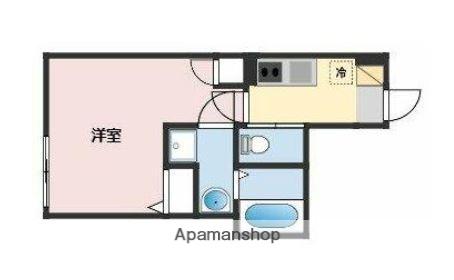 リアル久里浜パークテラス(1K/3階)の間取り写真