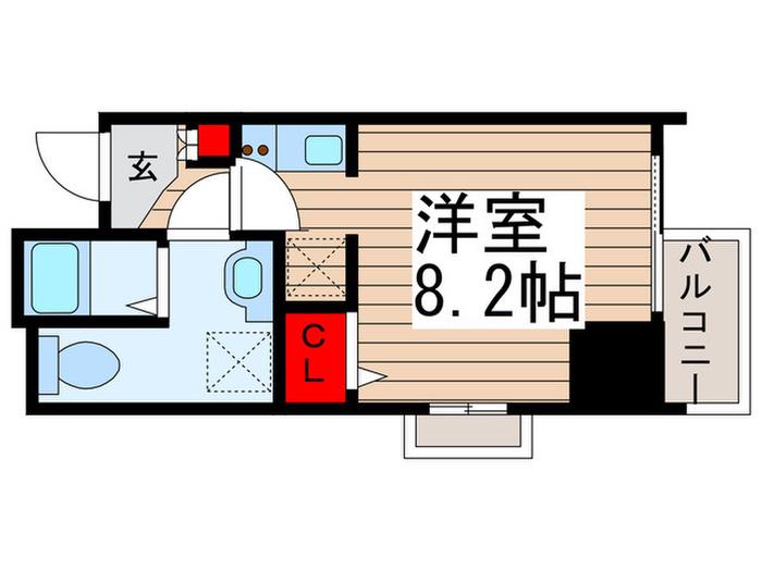 WIN EXCELLENCE IV(ワンルーム/7階)の間取り写真