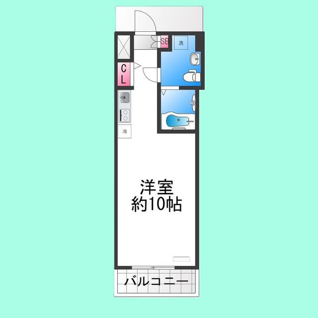 VITA NUOVA 堺(ワンルーム/6階)の間取り写真