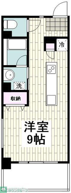 SEKIMIZU BLD(ワンルーム/3階)の間取り写真