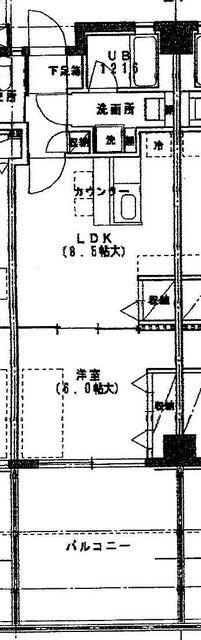 KUMAMOTO FLAT (1LDK/2階)の間取り写真