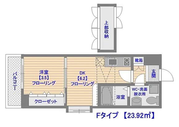 ORIENT BLD NO54 WES-PROJECT博多駅南(1DK/10階)の間取り写真