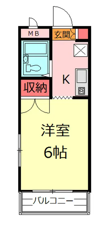 アメニティ高坂 2階階 間取り