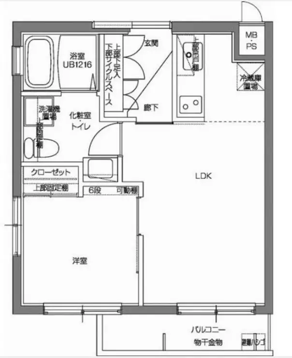 パティーナV代々木上原 4階階 間取り