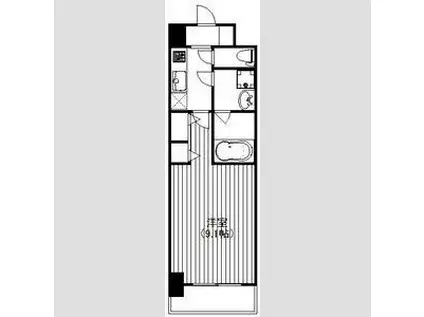 セイル淀屋橋(1K/7階)の間取り写真