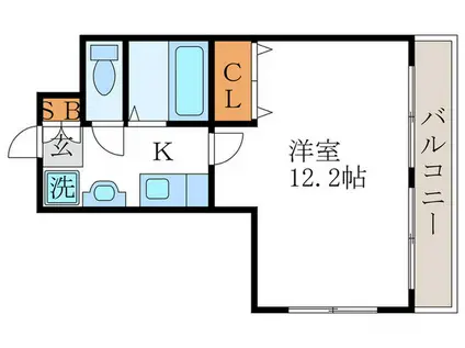 桂川ショウエイマンション(1K/1階)の間取り写真
