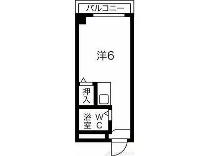プレアール正雀(ワンルーム/5階)の間取り写真
