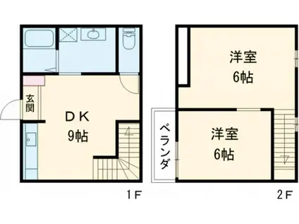 ソフィアコート海田昭和町(2LDK/1階)の間取り写真