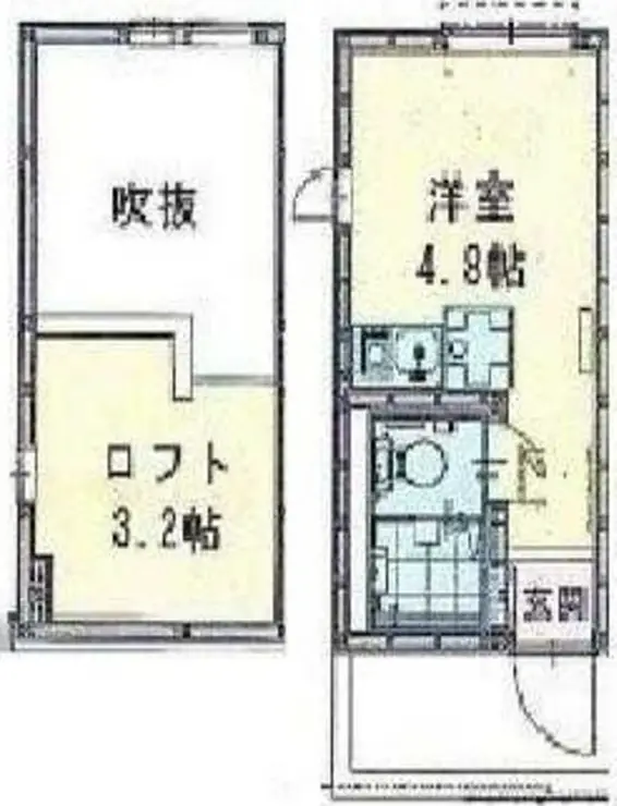 セレン長津田 1階階 間取り