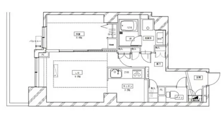 アマックス横浜 6階階 間取り