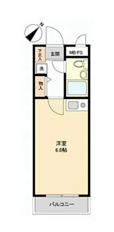 ライオンズマンション清瀬第2 2階階 間取り