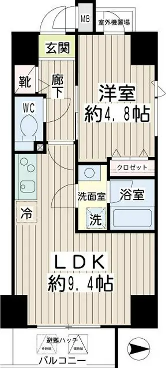 コルティーレ武蔵小杉 8階階 間取り