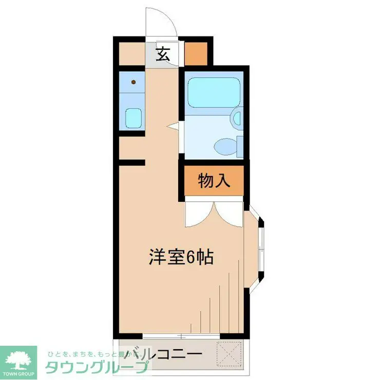 サンライズベル 2階階 間取り
