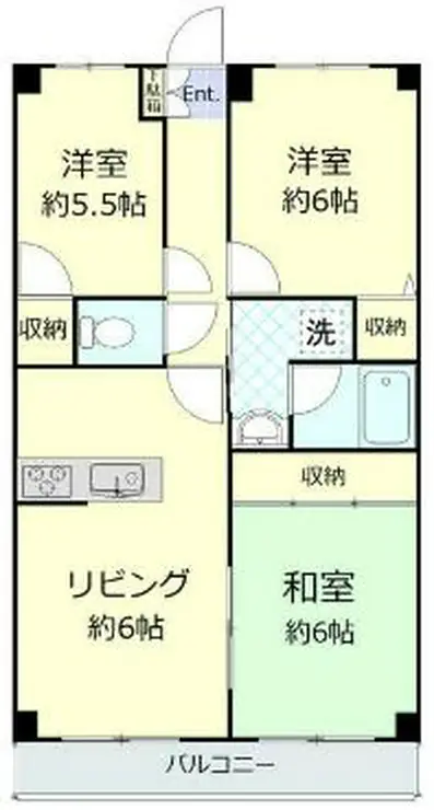 ロイヤルガーデンワコーレ上永谷 3階階 間取り