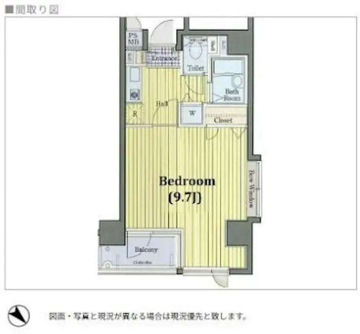 ガーラ銀座東 6階階 間取り