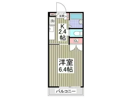 シャトレ・ストンリバーII(1K/1階)の間取り写真