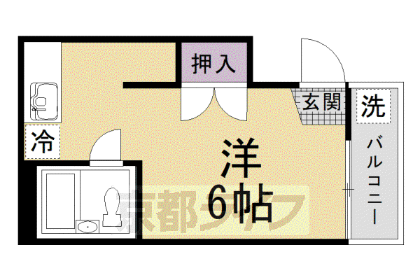 LAMAISONTOMISAKA(1K/2階)の間取り写真