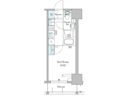 アーバネックス南品川(1K/11階)の間取り写真