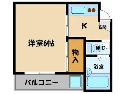 ステーションサイドコシベ(1K/4階)の間取り写真