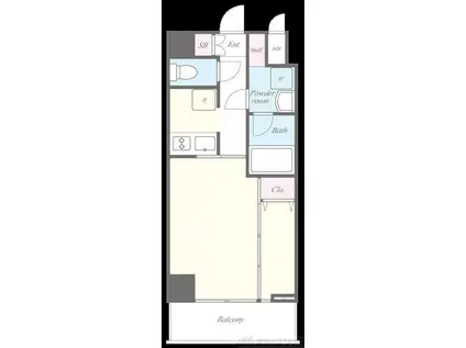 ファイブコート梅田(ワンルーム/5階)の間取り写真