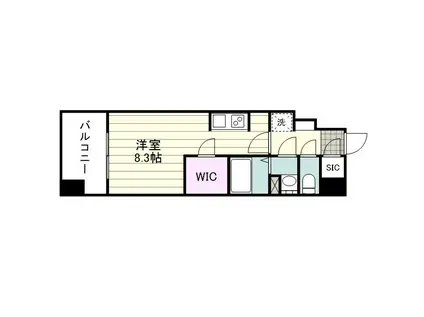 SーRESIDENCE 小川町(ワンルーム/2階)の間取り写真