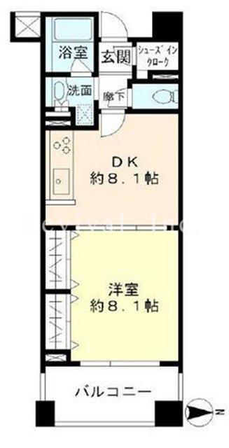 アーデン神保町(1LDK/3階)の間取り写真