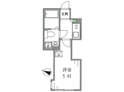 260221葛飾区高砂6丁目計画(1K/1階)の間取り写真