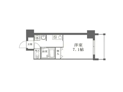 GP栄本町通(1K/3階)の間取り写真