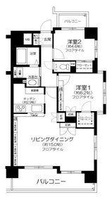 藤和シティホームズ島津山西(2LDK/5階)の間取り写真