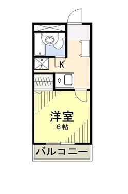 SKヴィラII(1K/11階)の間取り写真