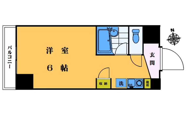 シャルムタナカ 2階階 間取り