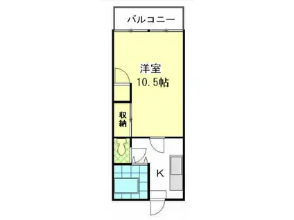 平井ショッピングセンター(1K/5階)の間取り写真