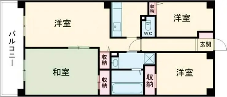 コスモ茂原 7階階 間取り