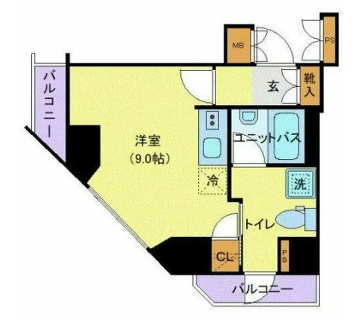 ダイナシティ西新宿 12階階 間取り