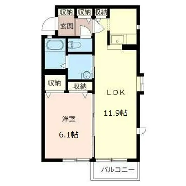 メゾンピア 2階階 間取り