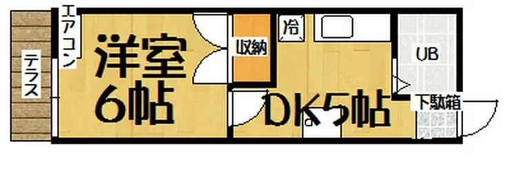 ハイムカナヤマ 2階階 間取り