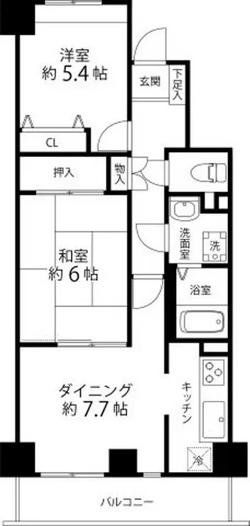 Jパレス桜台 2階階 間取り