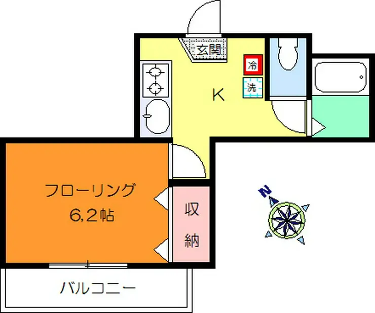 セピアコート 1階階 間取り